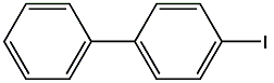 Chemical diagram for 4-Iodobiphenyl Cas # 1591-31-7